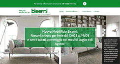 Desktop Screenshot of mobilificiobiserni.info